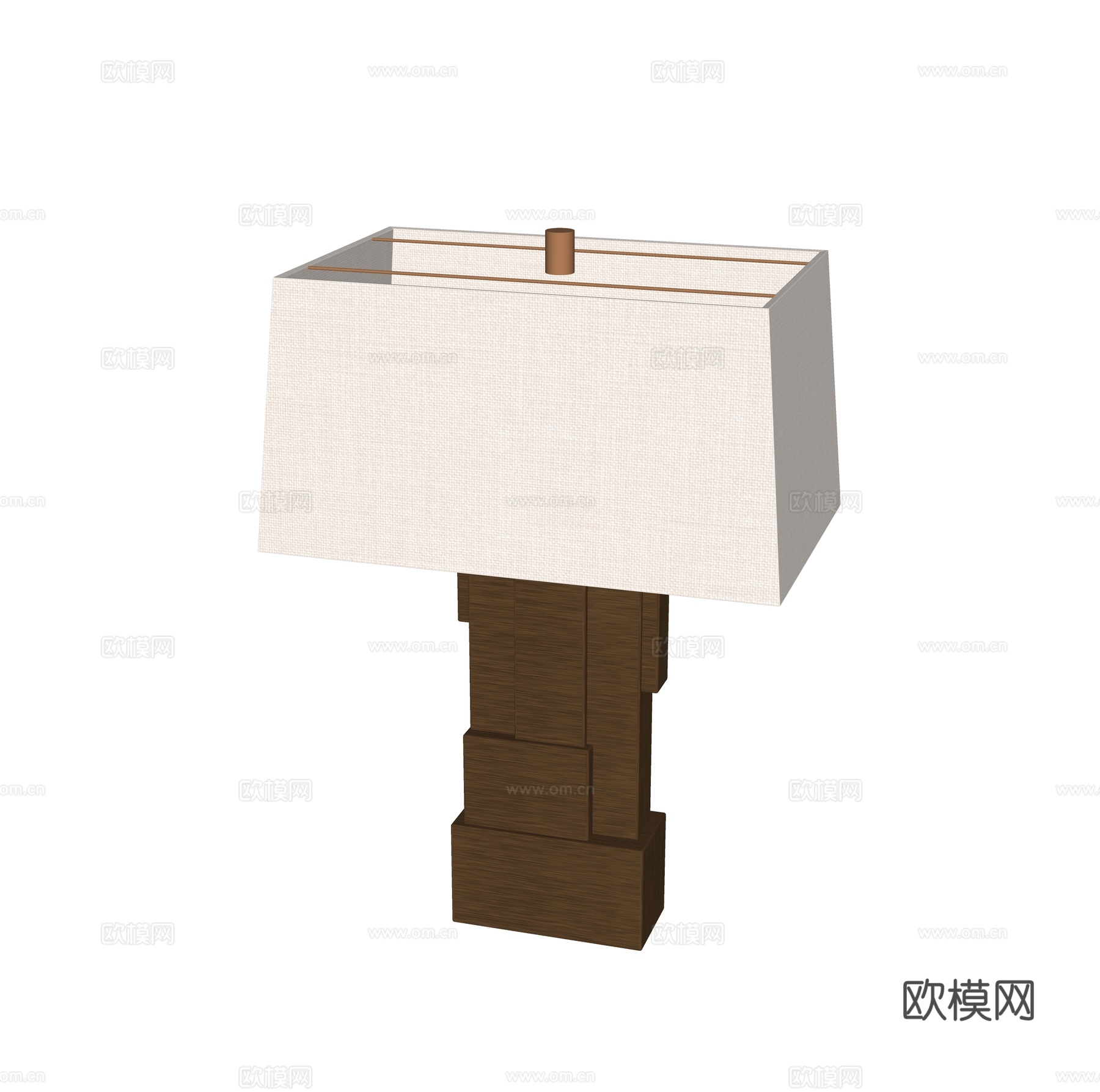 现代轻奢台灯su模型