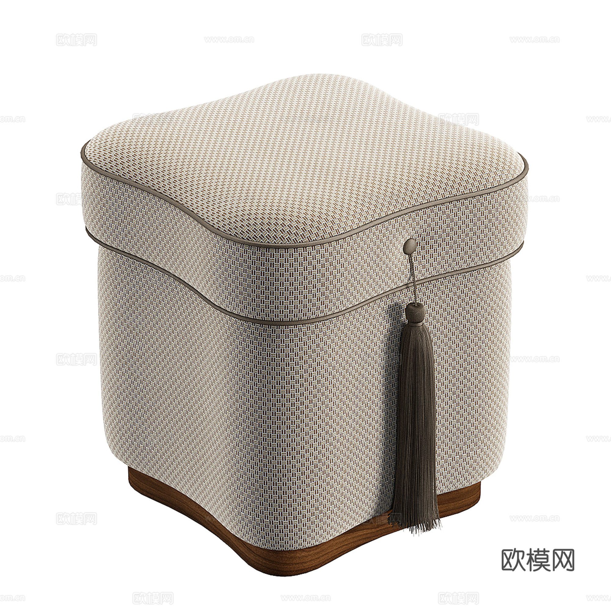 现代沙发凳 梳妆凳 矮凳su模型