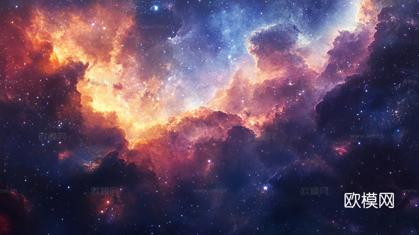 宇宙星空顶 银河系下载（渲染图1）