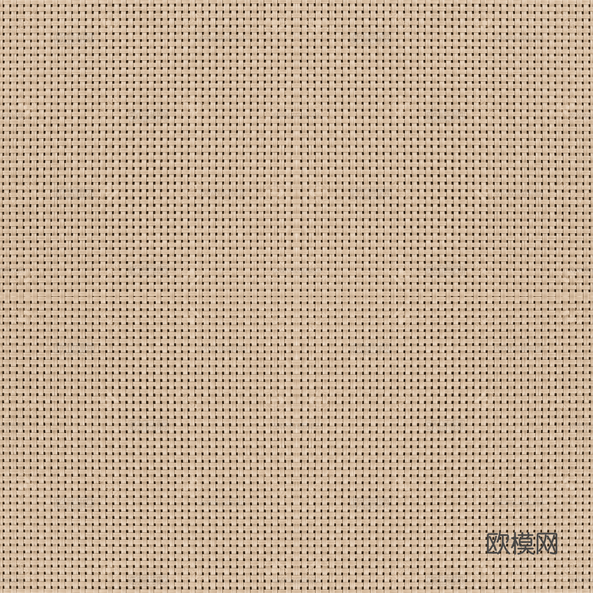 无缝黄色藤编竹编贴图