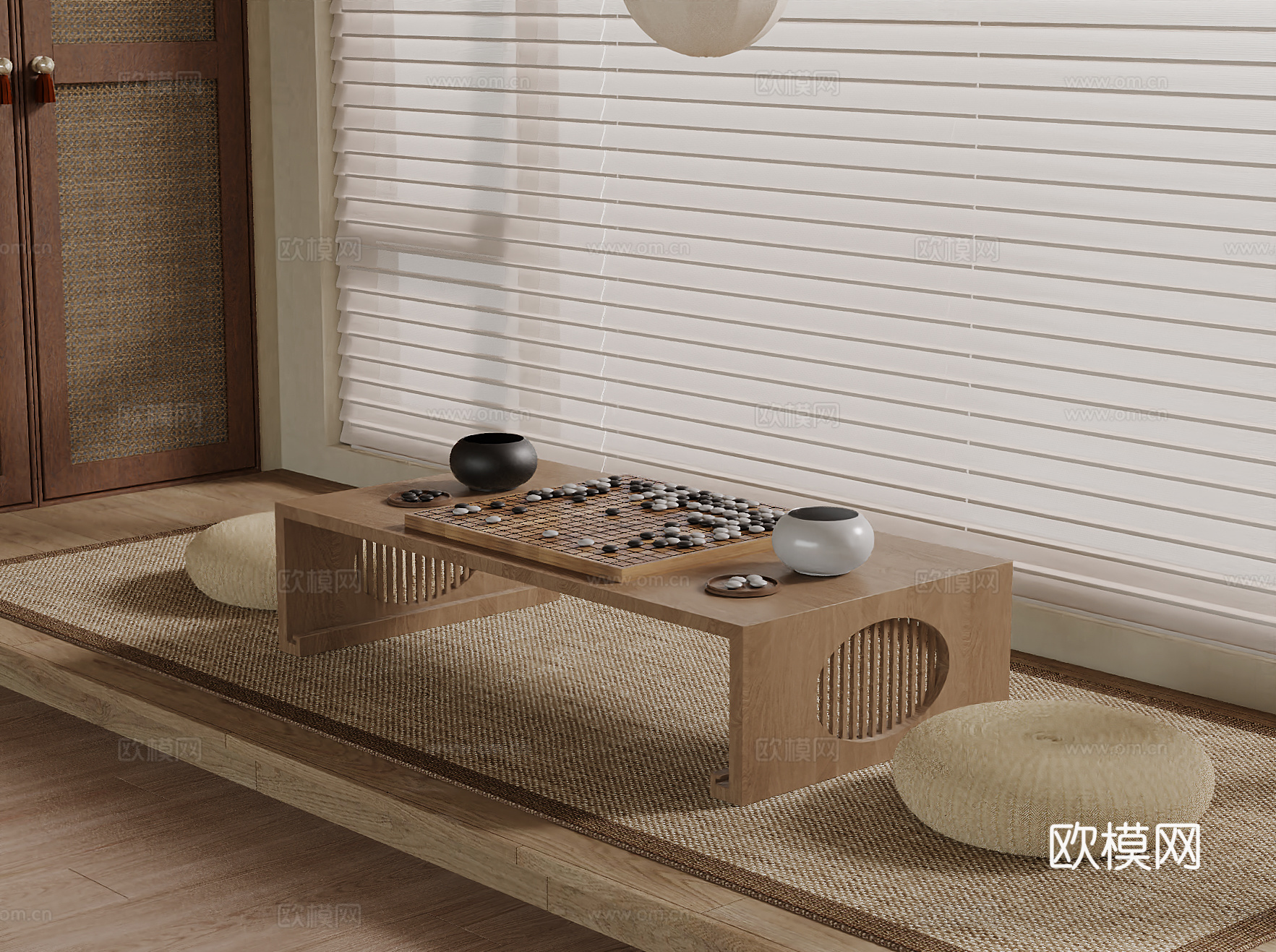 娱乐器材 现代围棋象棋3d模型