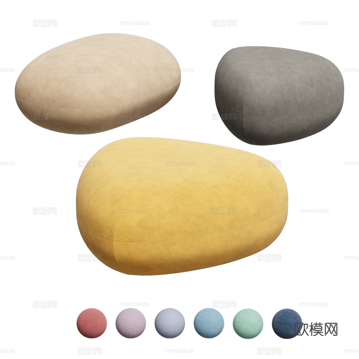 圆形地毯3d模型