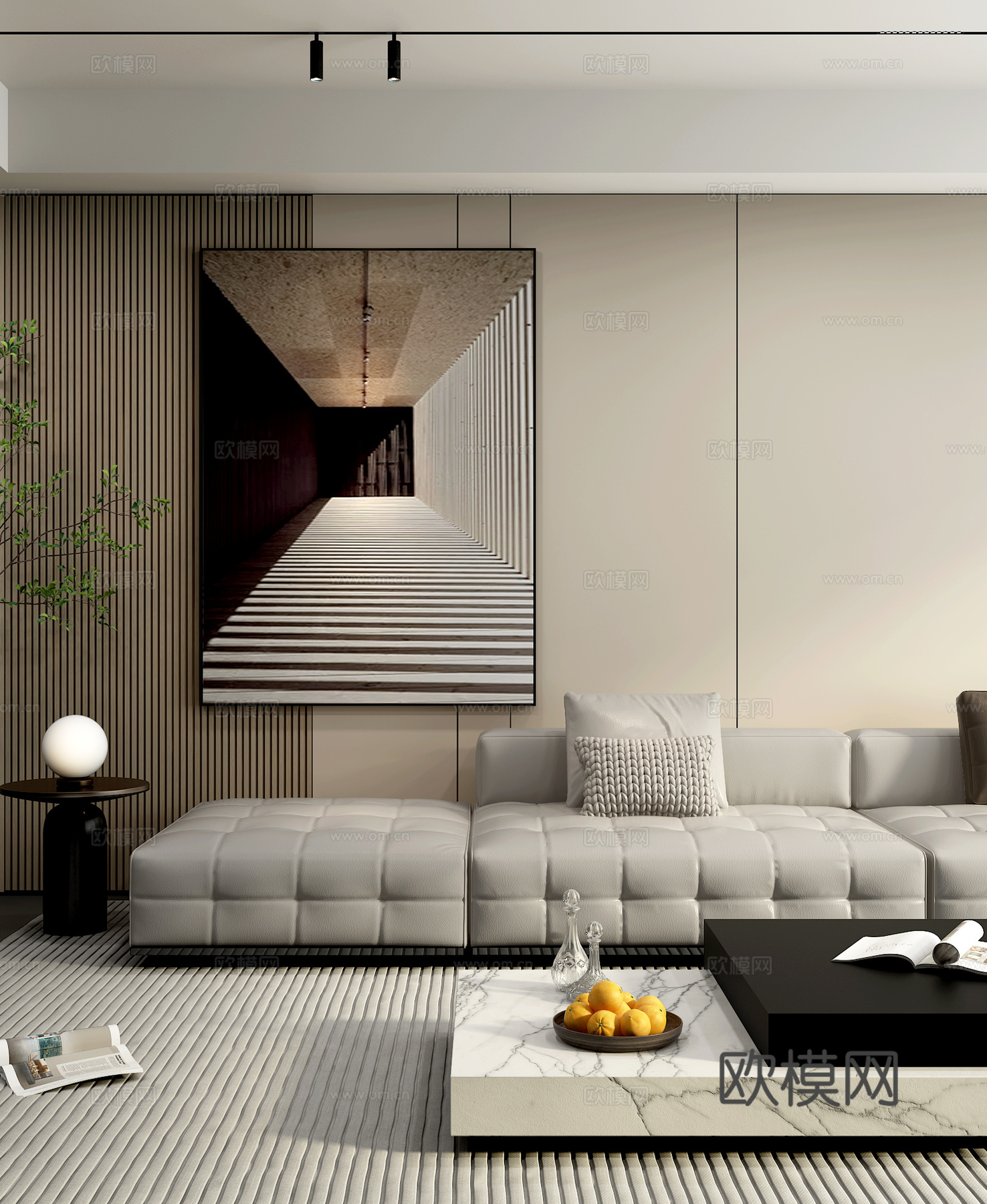 装饰画 沙发装饰画3d模型