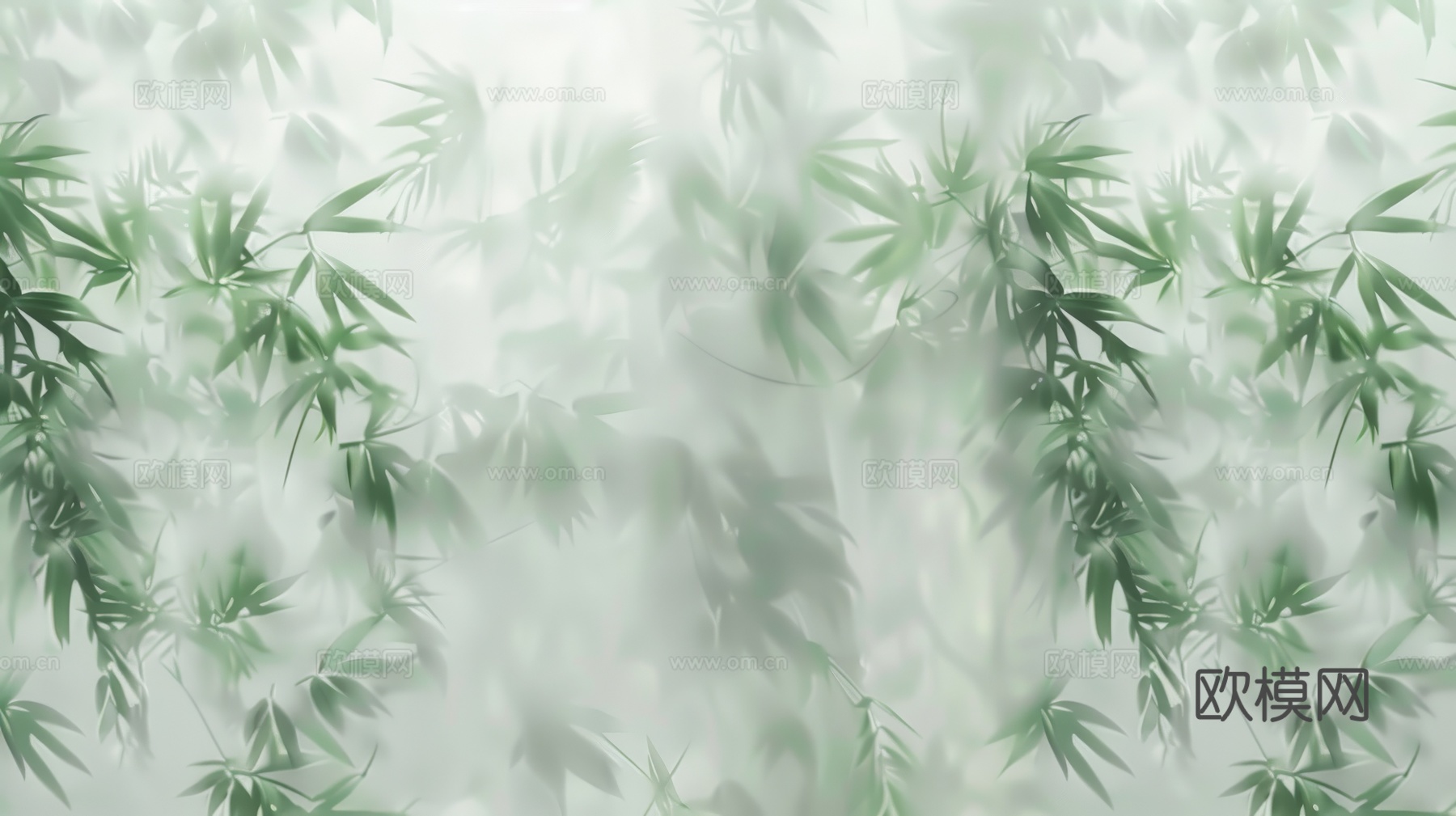 夹丝艺术玻璃幕墙隔断下载（渲染图5）