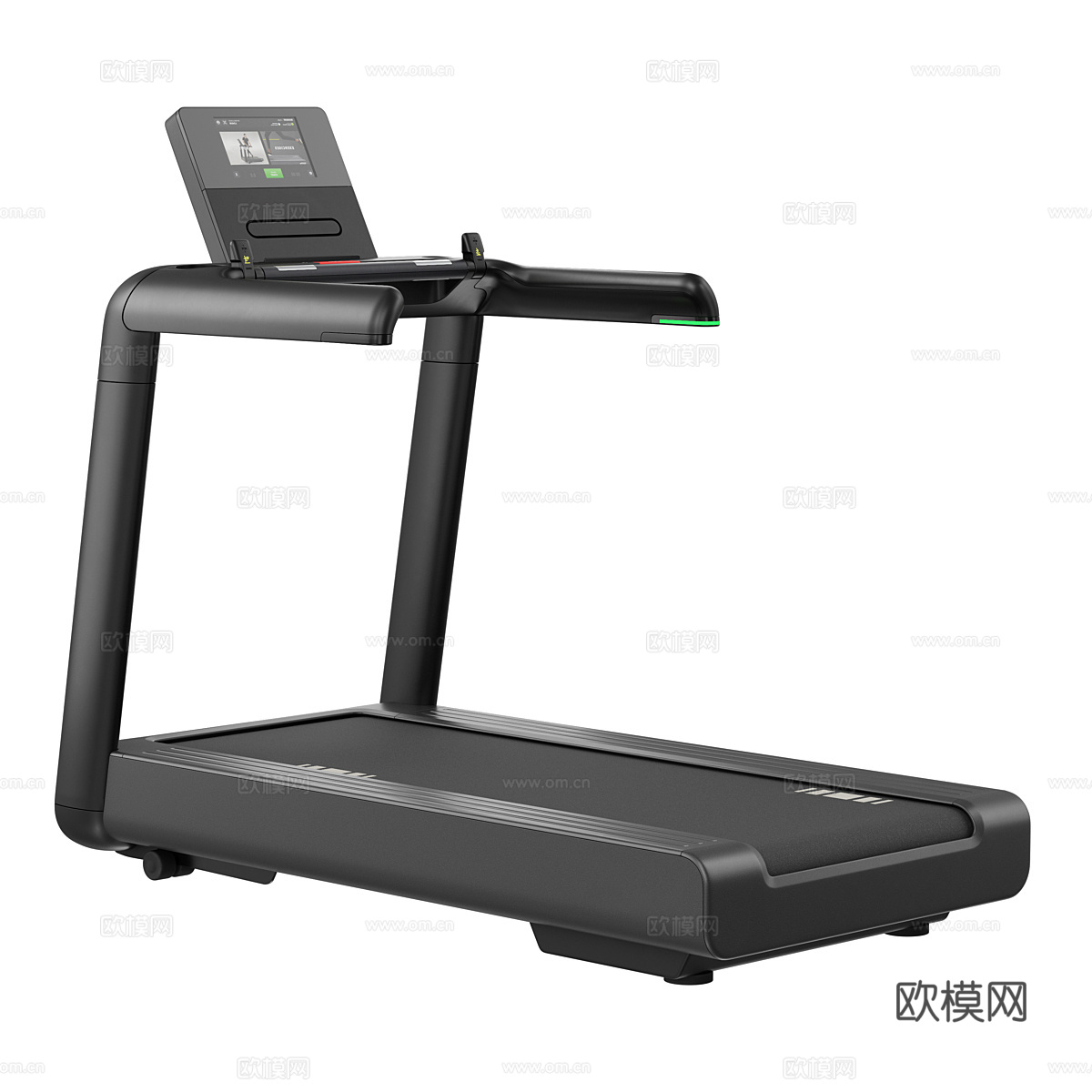 健身器材 跑步机3d模型