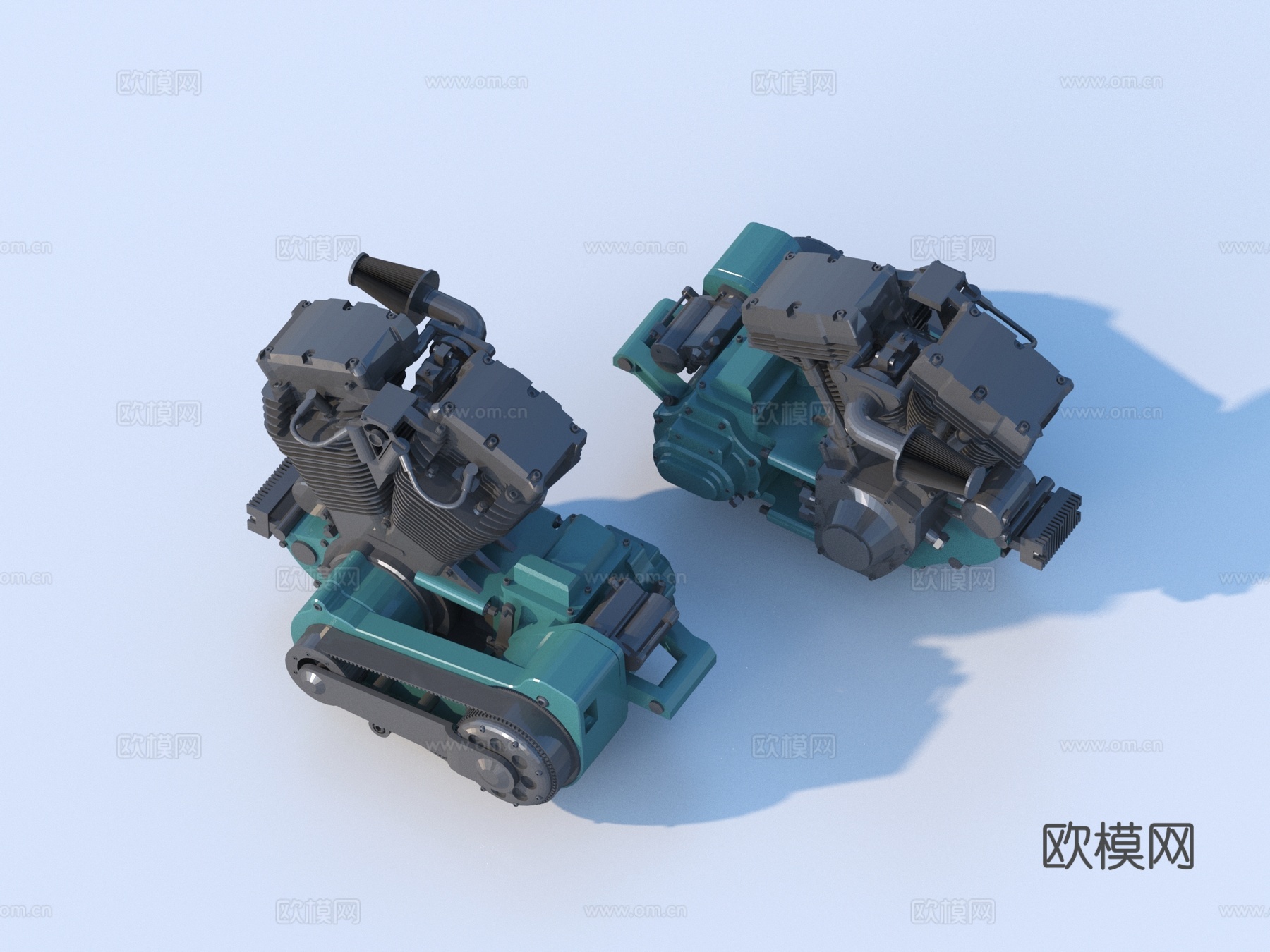 电机 马达 发动机 引擎 动力系统 工业设备3d模型