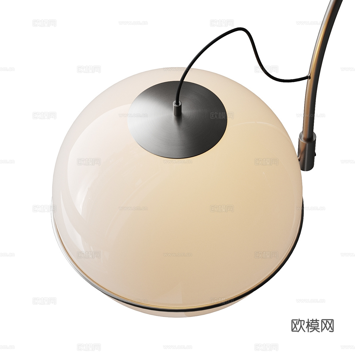 现代意式极简落地灯3d模型