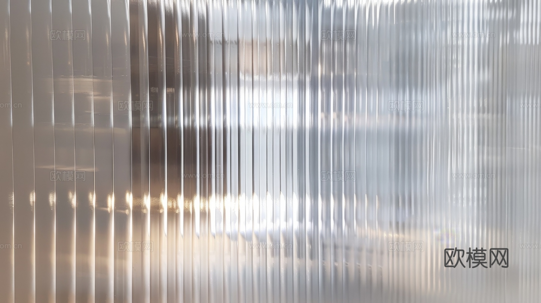 夹丝艺术玻璃幕墙隔断下载（渲染图5）