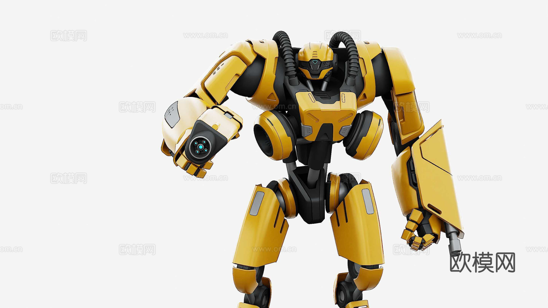 机器人 带骨骼3d模型