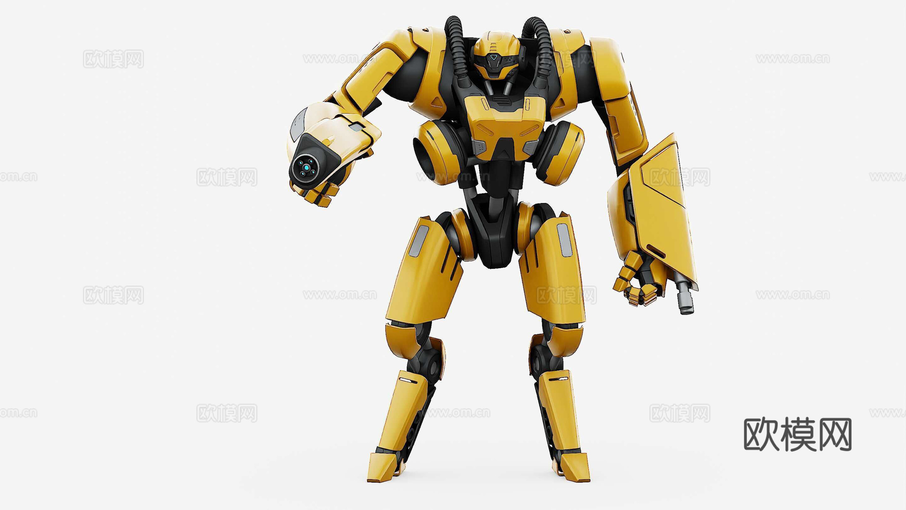机器人 带骨骼3d模型
