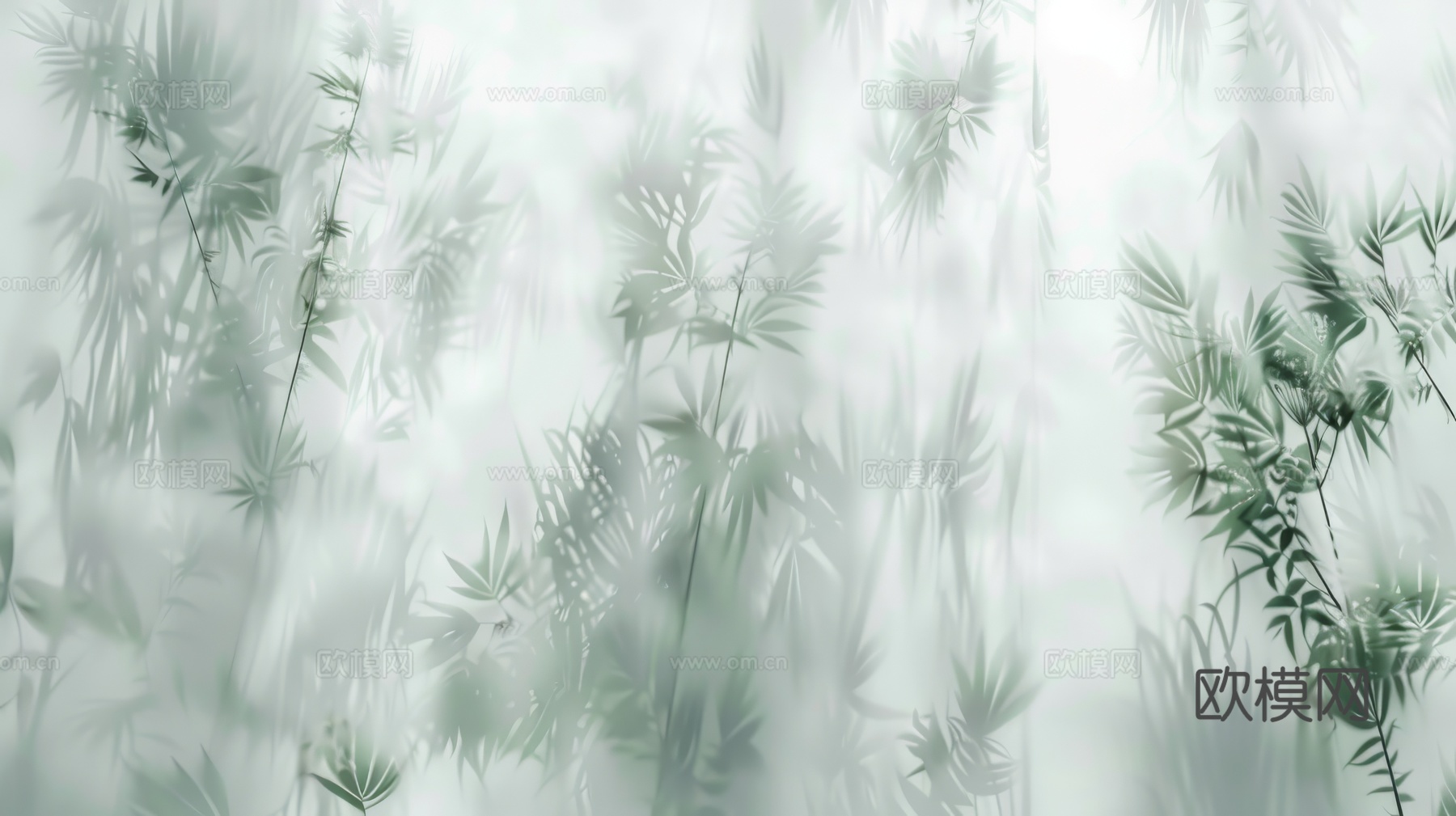 夹丝艺术玻璃幕墙隔断下载（渲染图1）