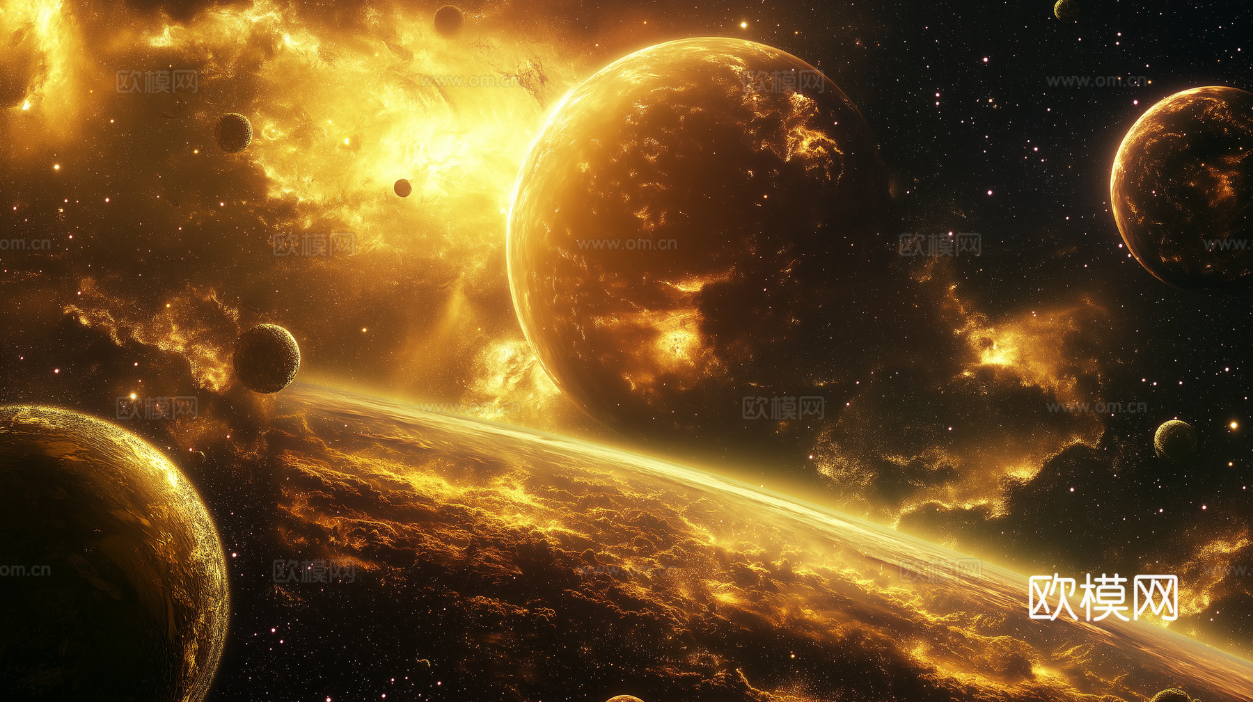 宇宙星空顶 银河系