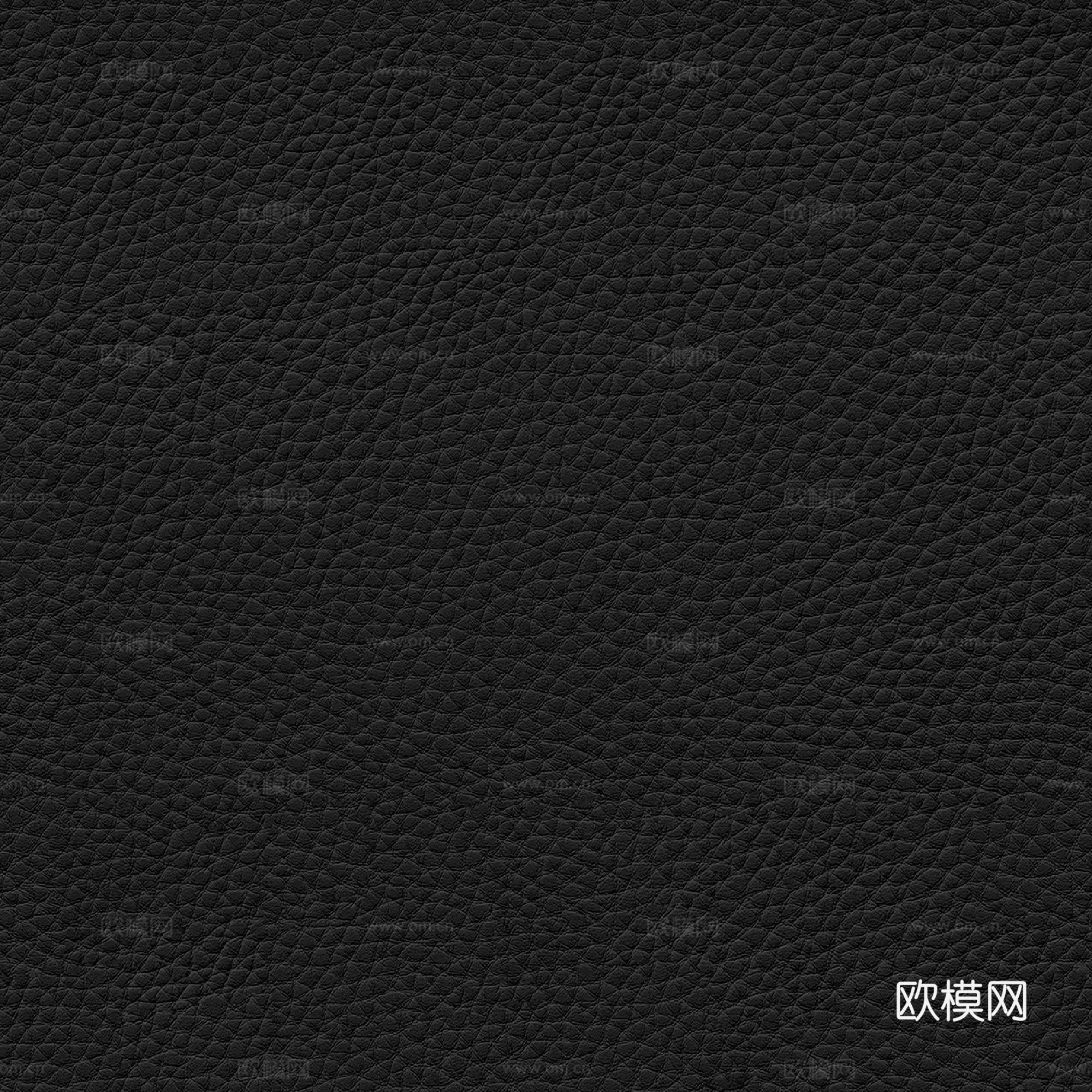 黑色磨砂粗纹皮革