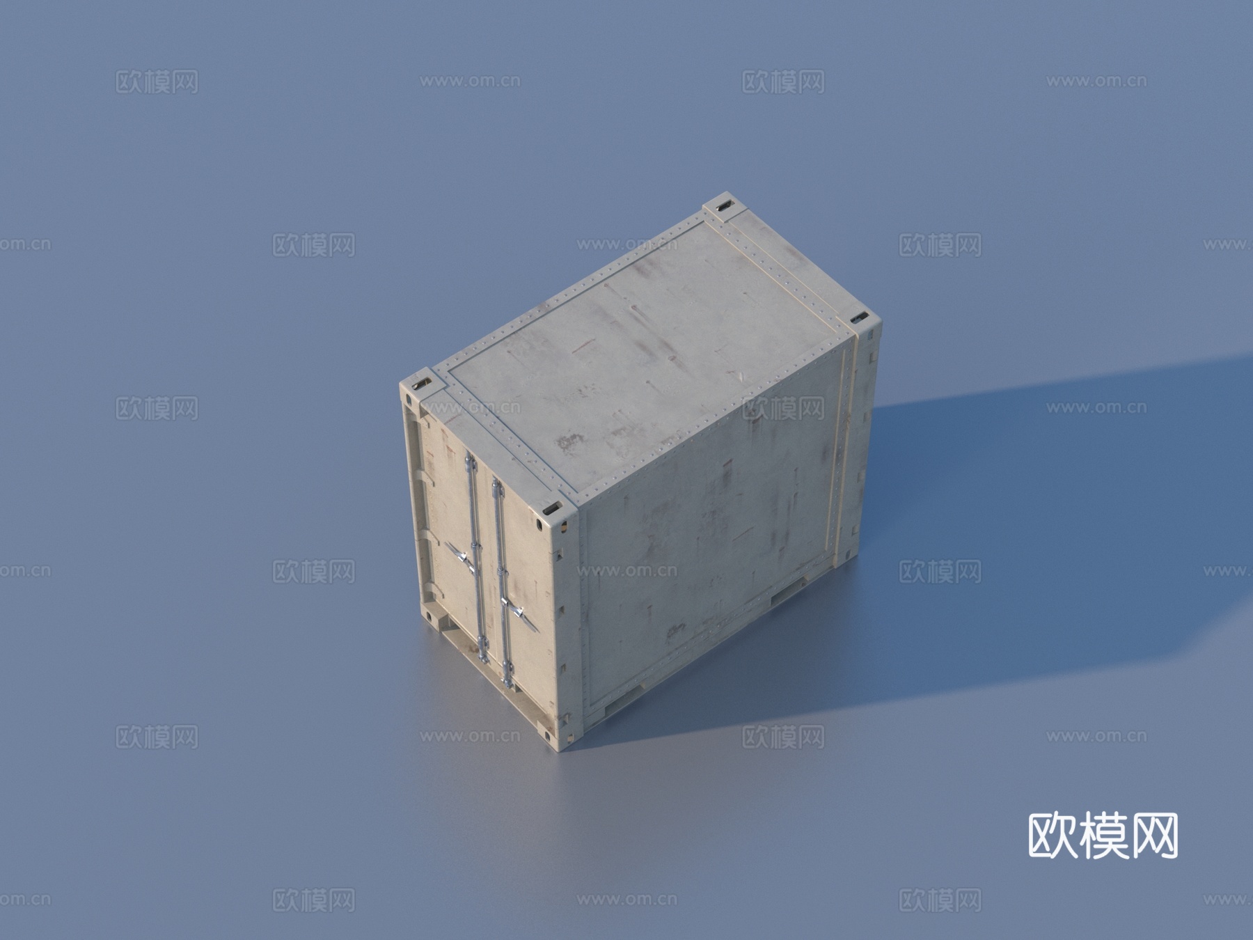 工具箱 木箱3d模型