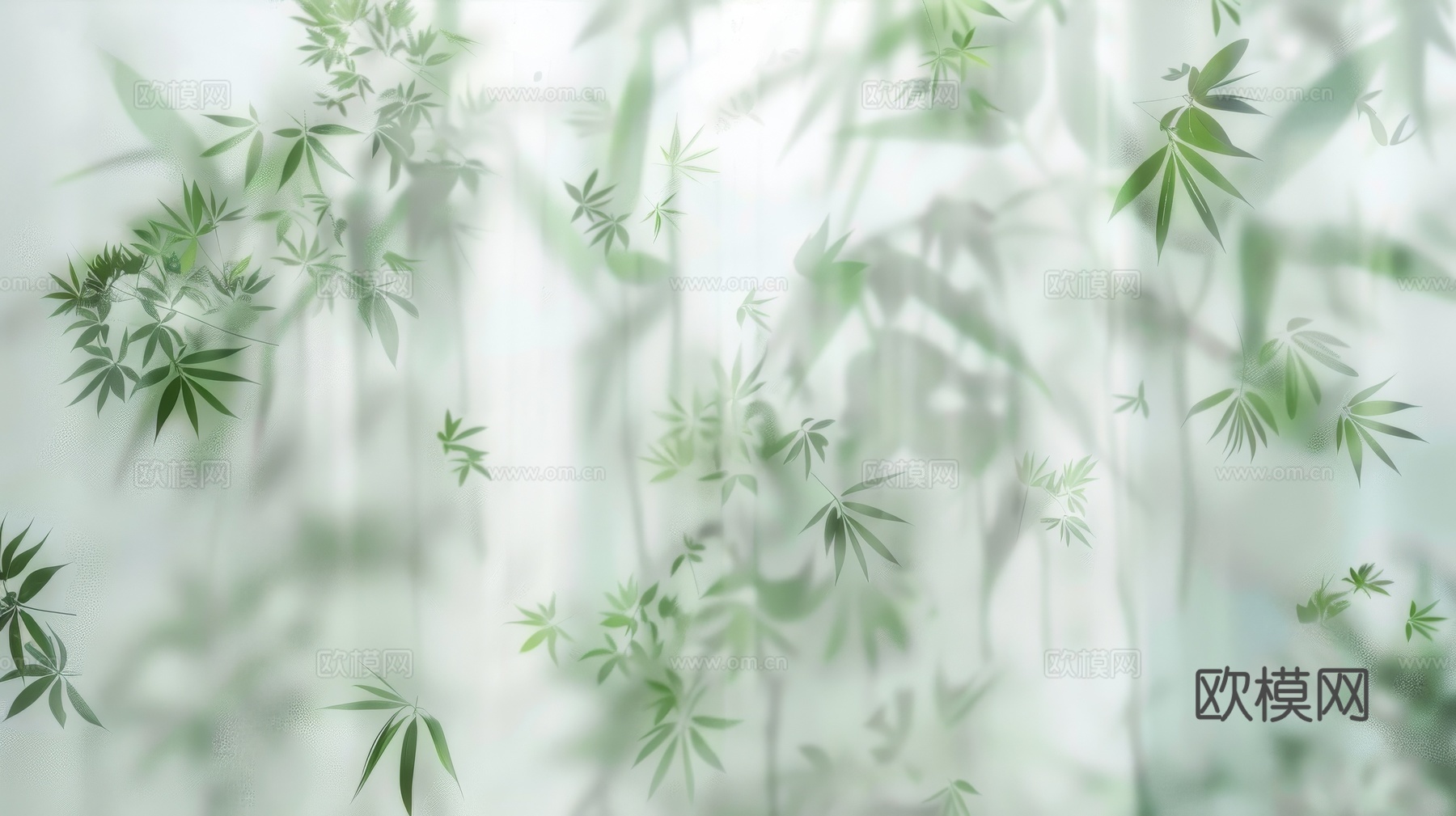 夹丝艺术玻璃幕墙隔断下载（渲染图4）