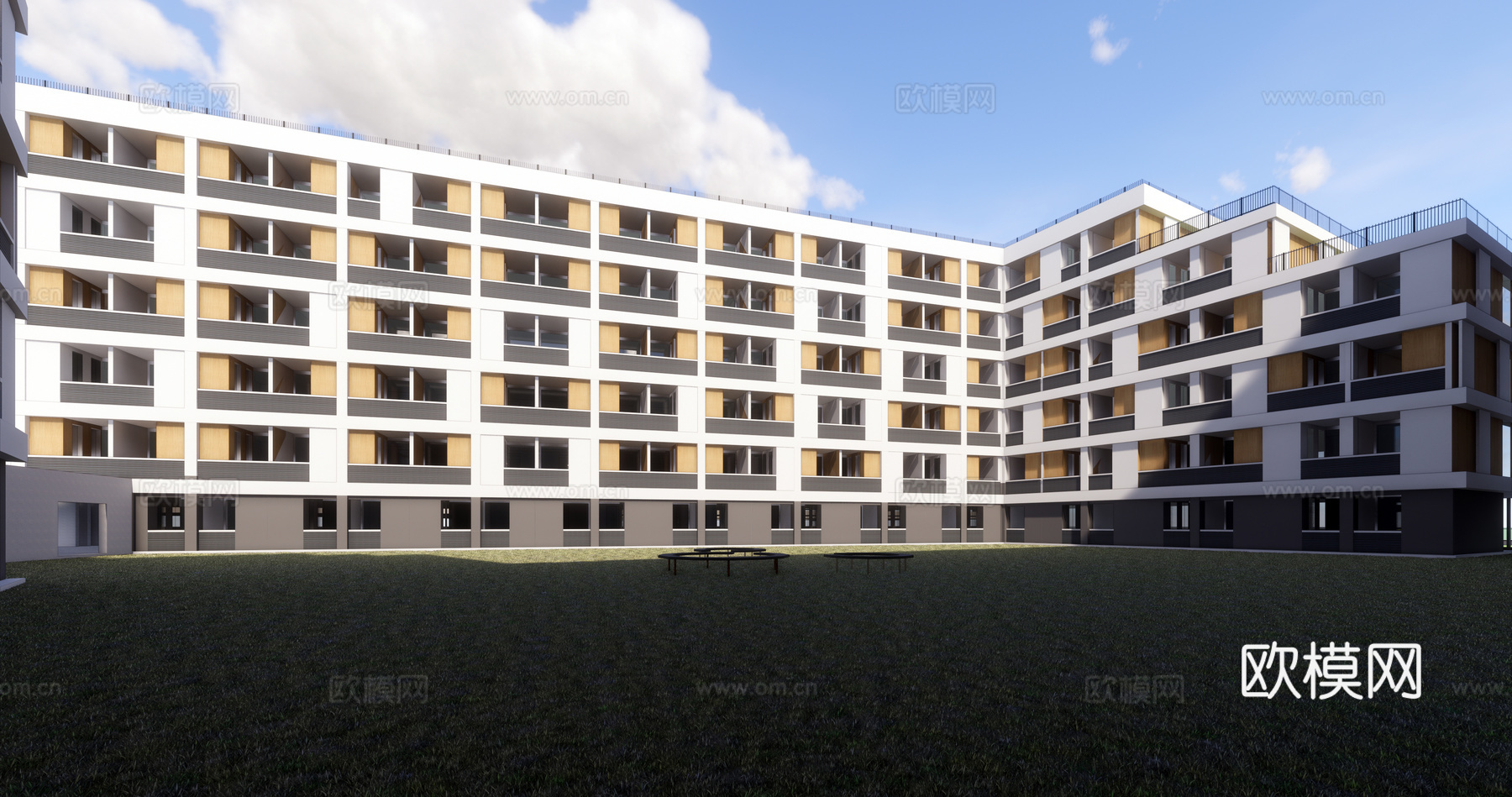 遵义医学院新校区建筑 规划 山地su模型