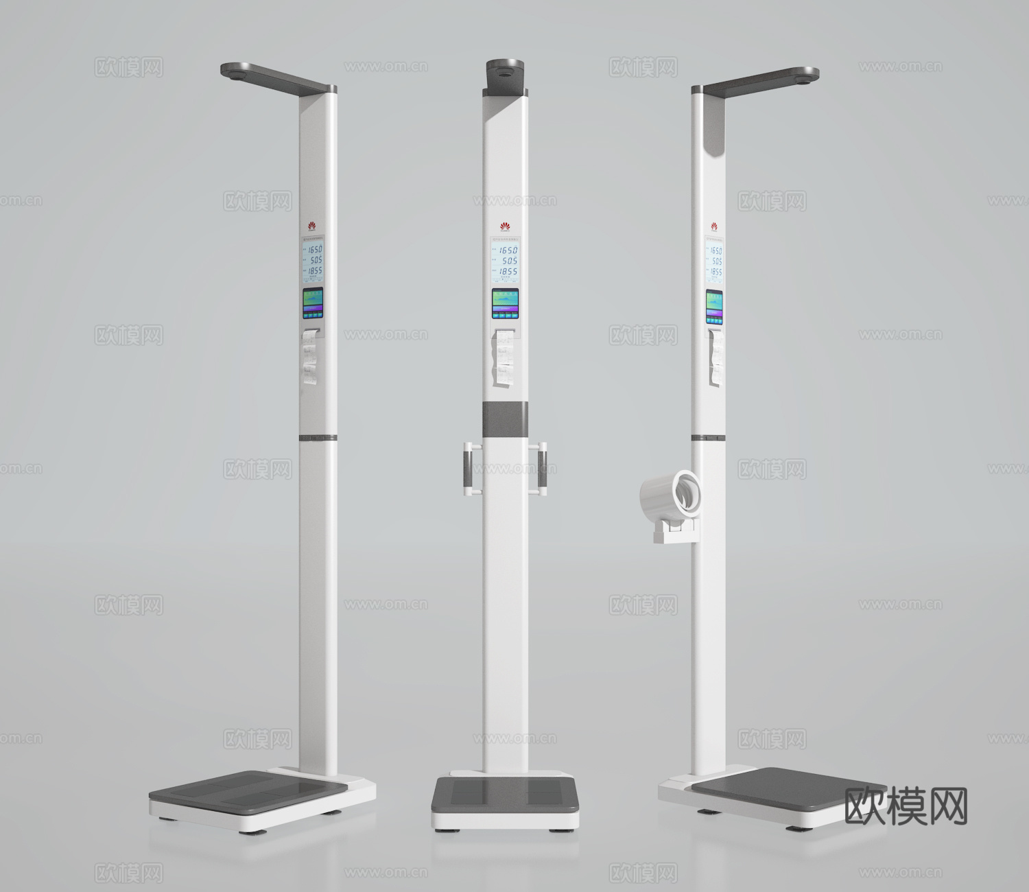 体测仪3d模型