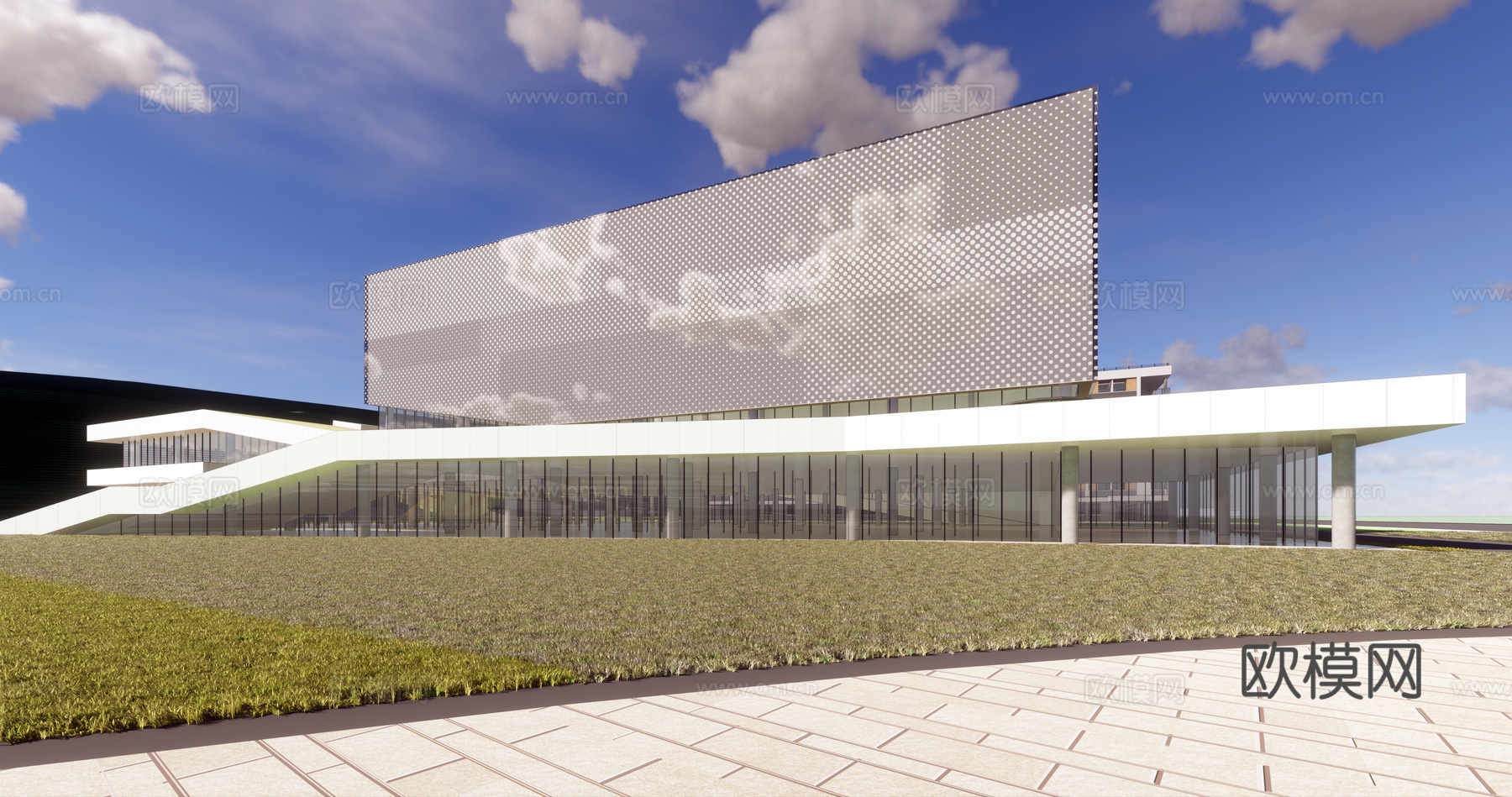 遵义医学院新校区建筑 规划 山地su模型