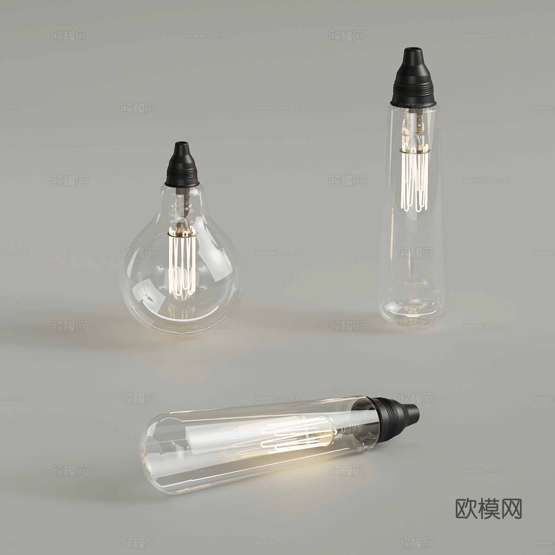 现代灯泡su模型