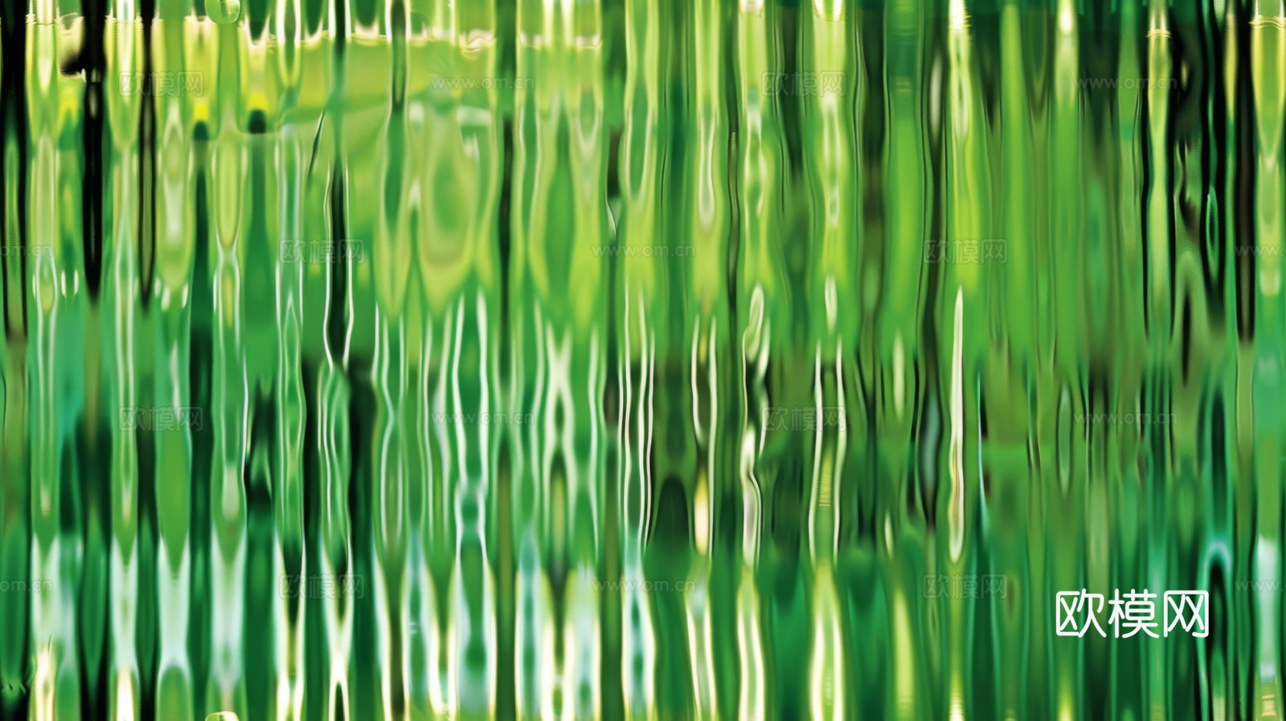 夹丝磨砂玻璃幕墙植物隔断