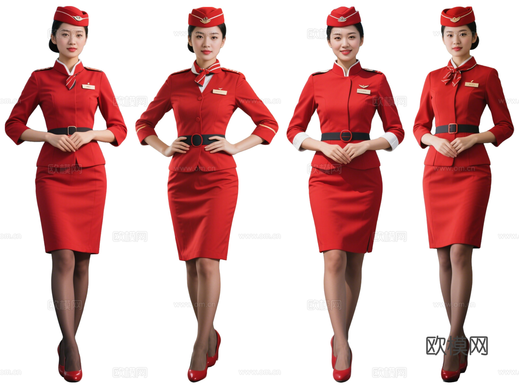 PS免抠现代人物 空姐 空乘人员 乘务人员 航空美女