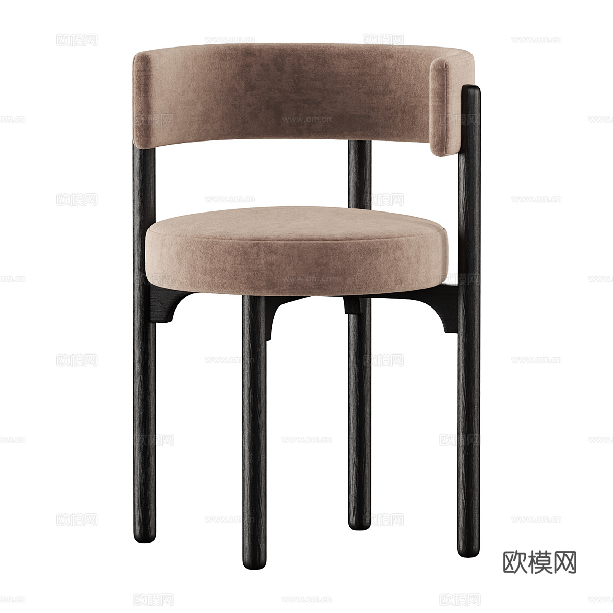 现代意式 Heron 餐椅3d模型