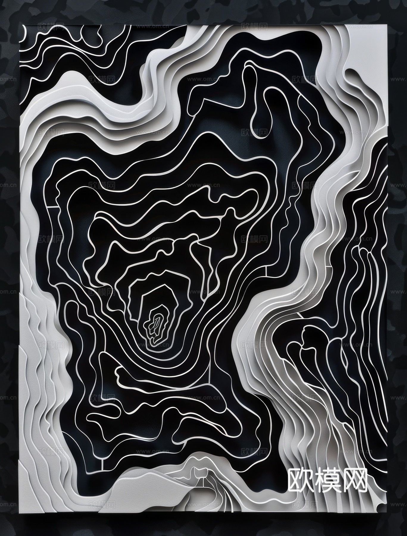 高清新款抽象装饰挂画