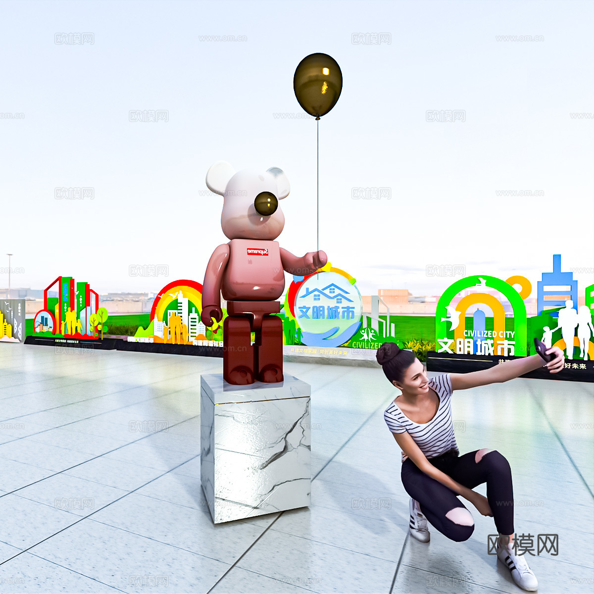 公仔摆件3d模型