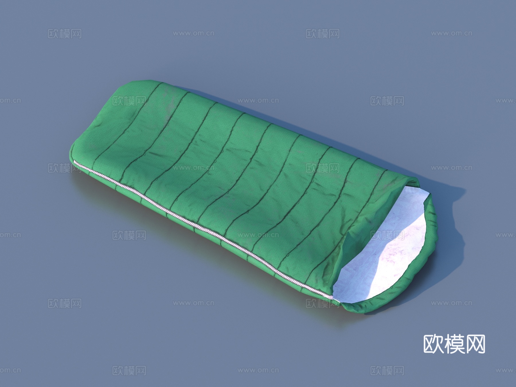 睡袋 露营工具3d模型