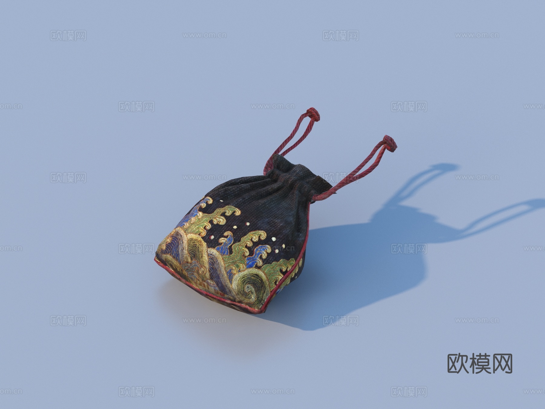 香包 袋子 锦囊 配饰 香囊3d模型