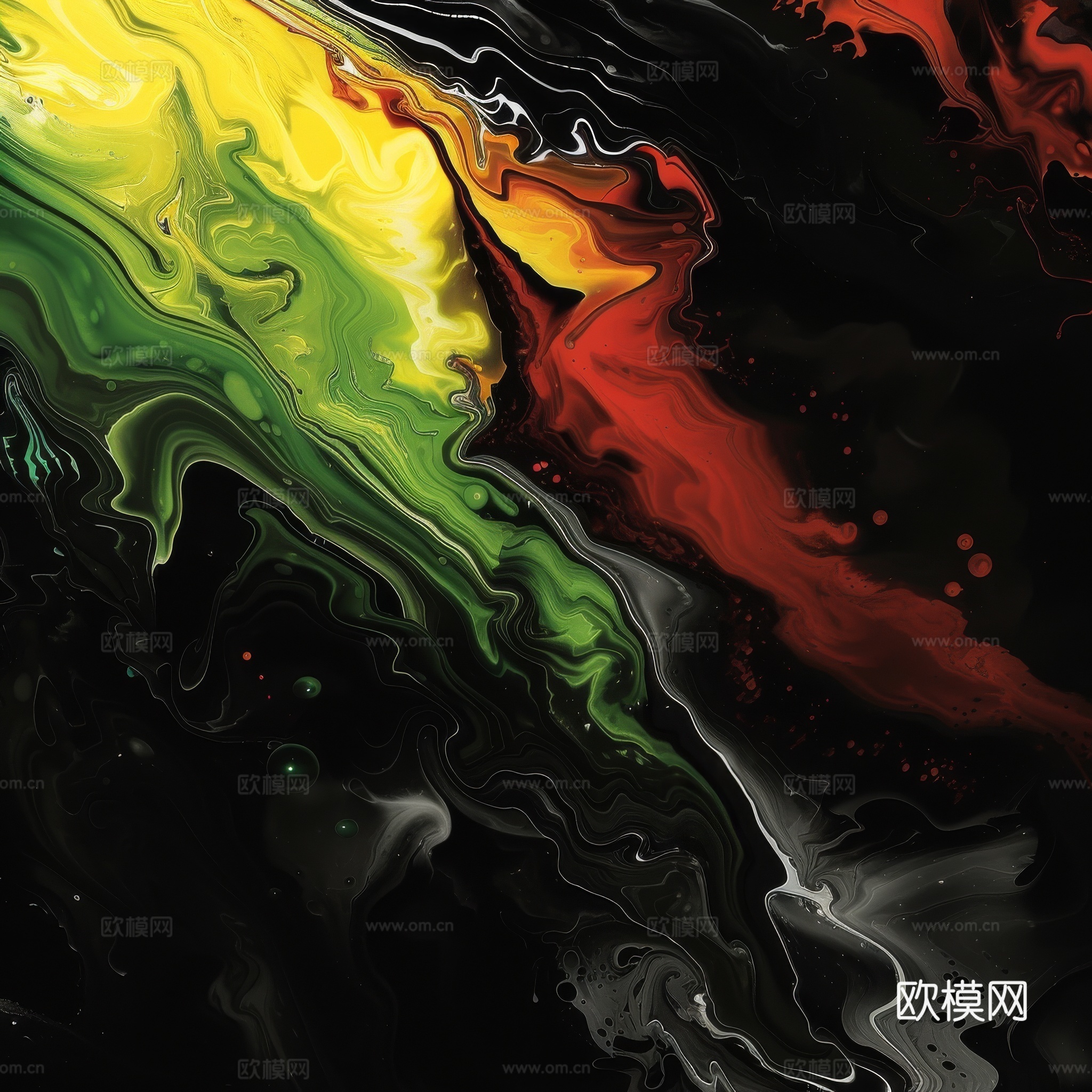 高清新款抽象装饰挂画