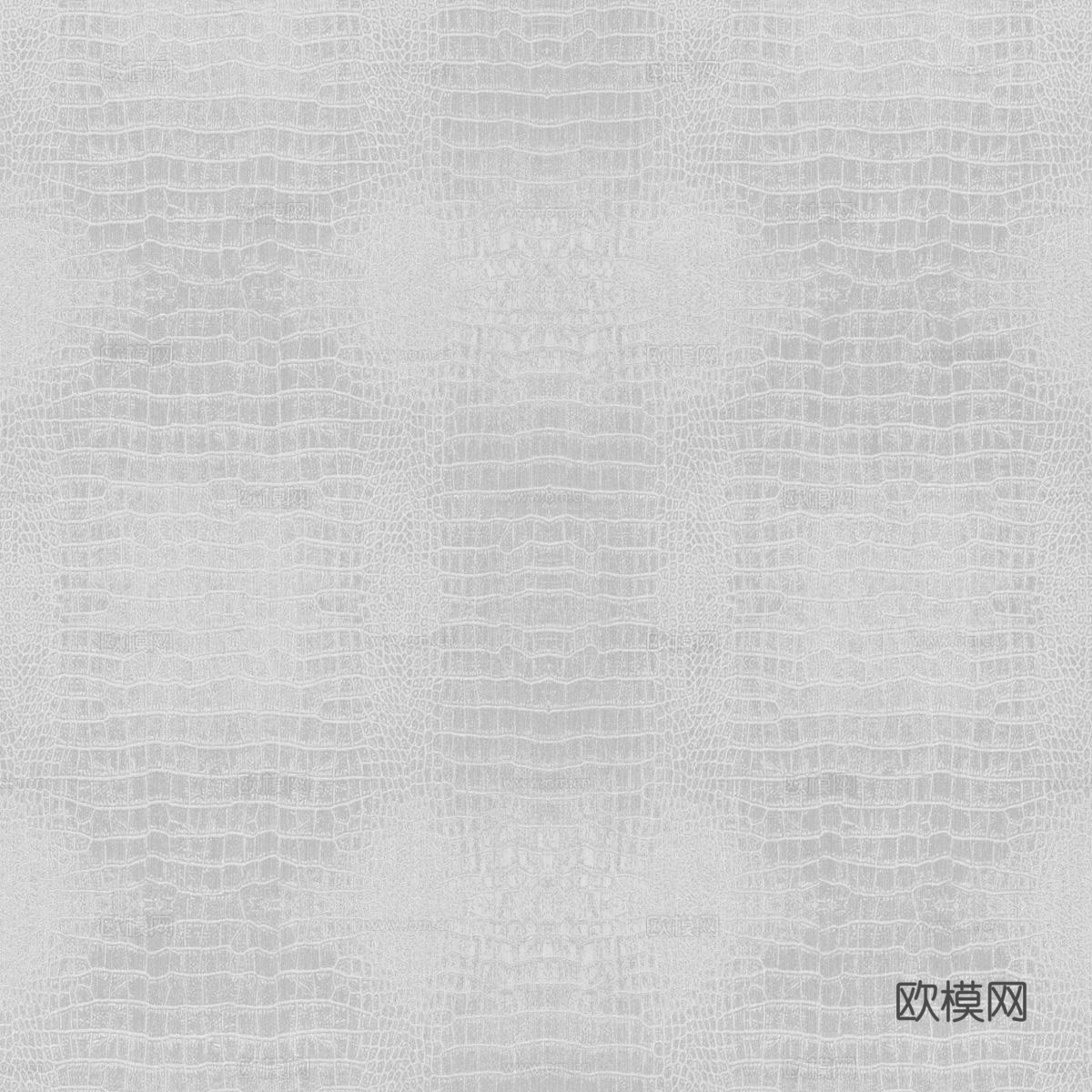 灰色鳄鱼皮皮革