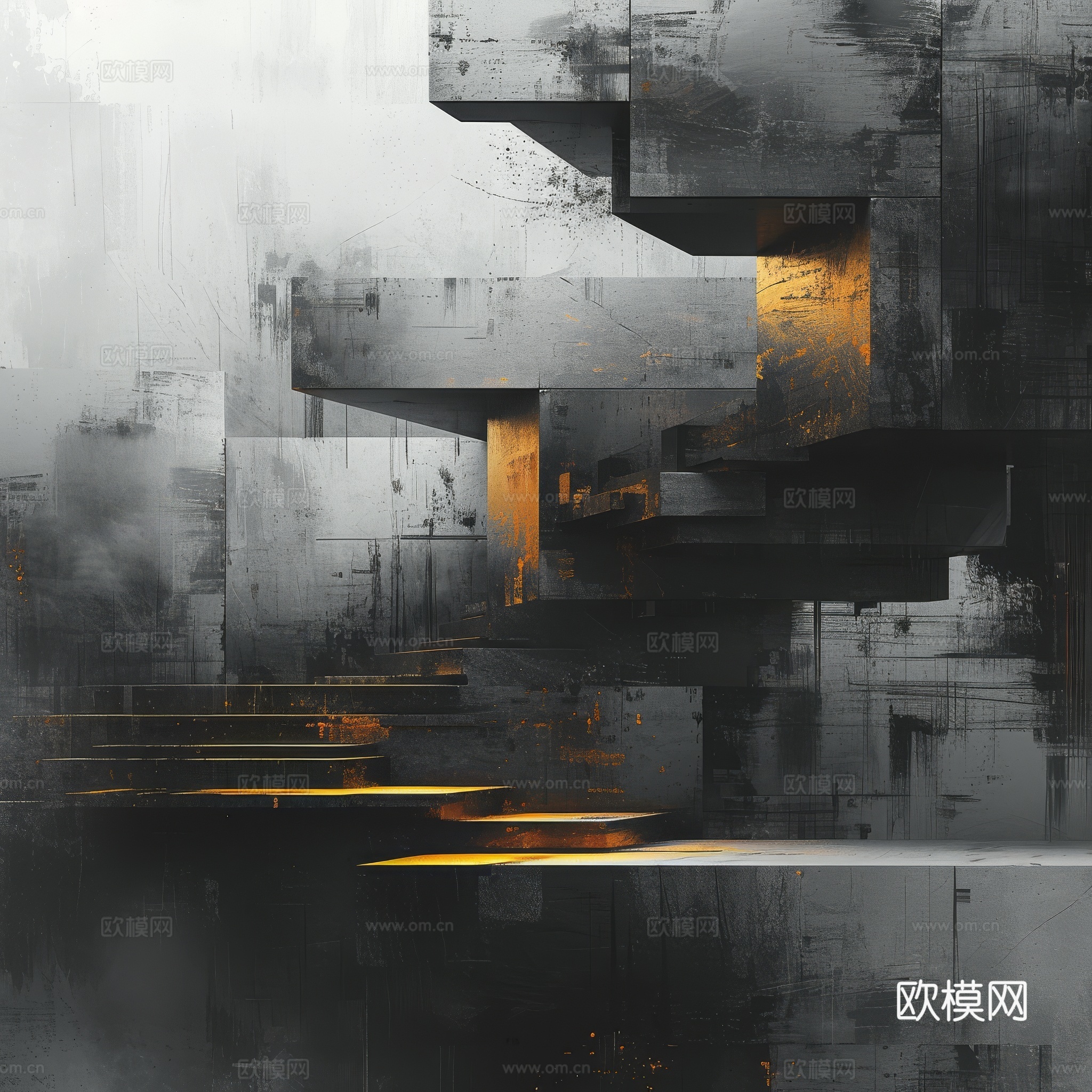 高清新款抽象装饰挂画