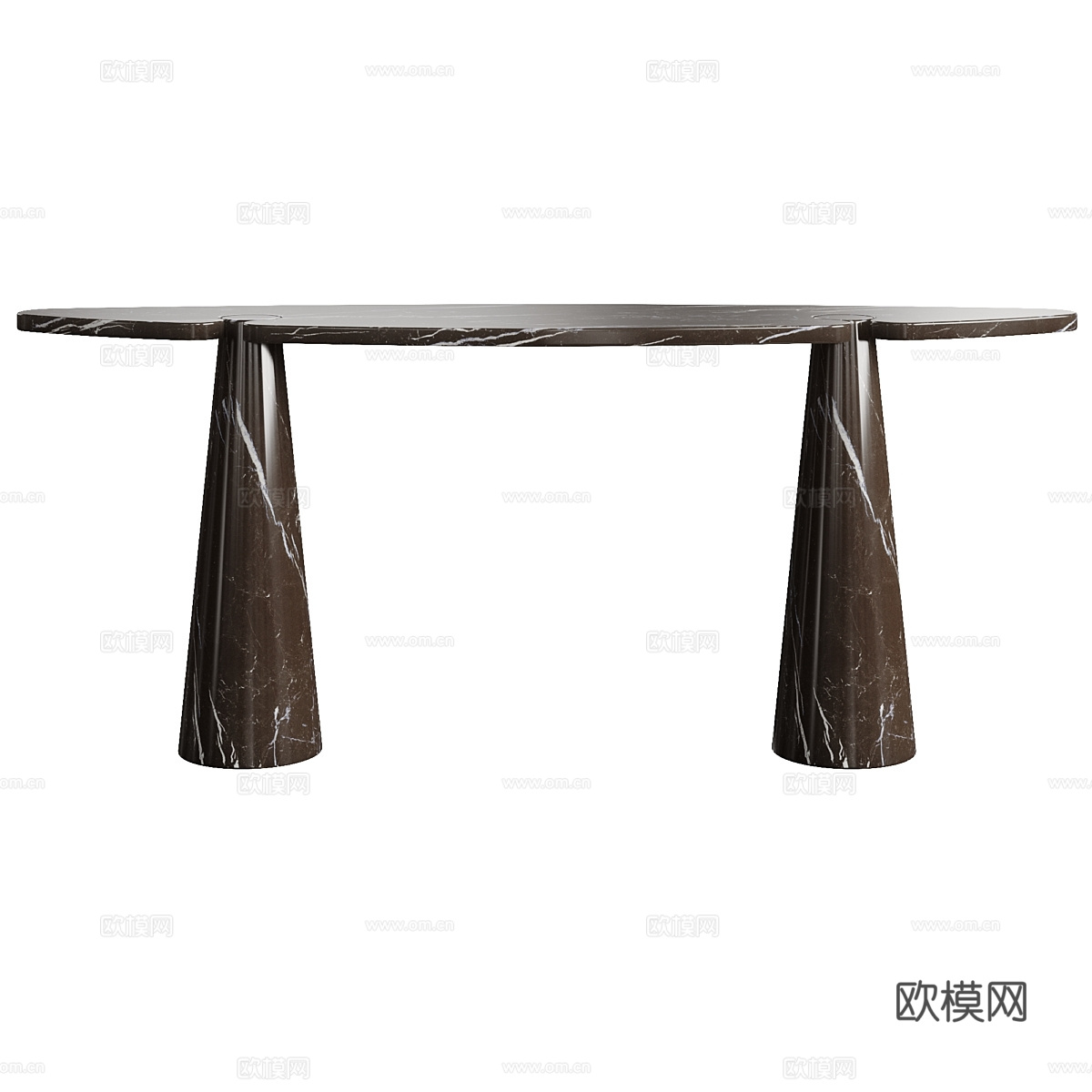 现代意式大理石端景台3d模型
