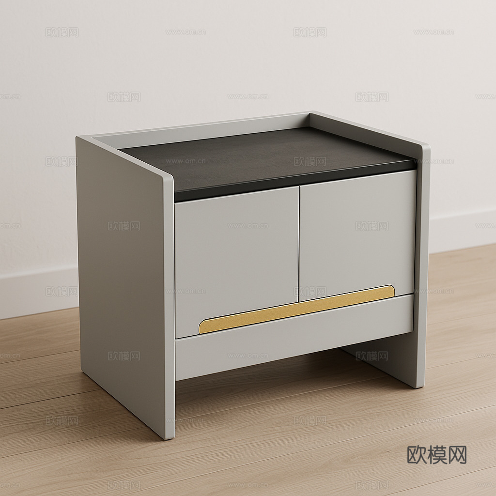 柜子 边框 茶水柜su模型
