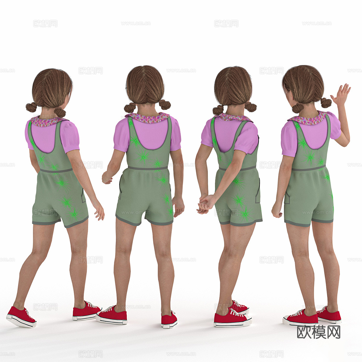 女孩3d模型