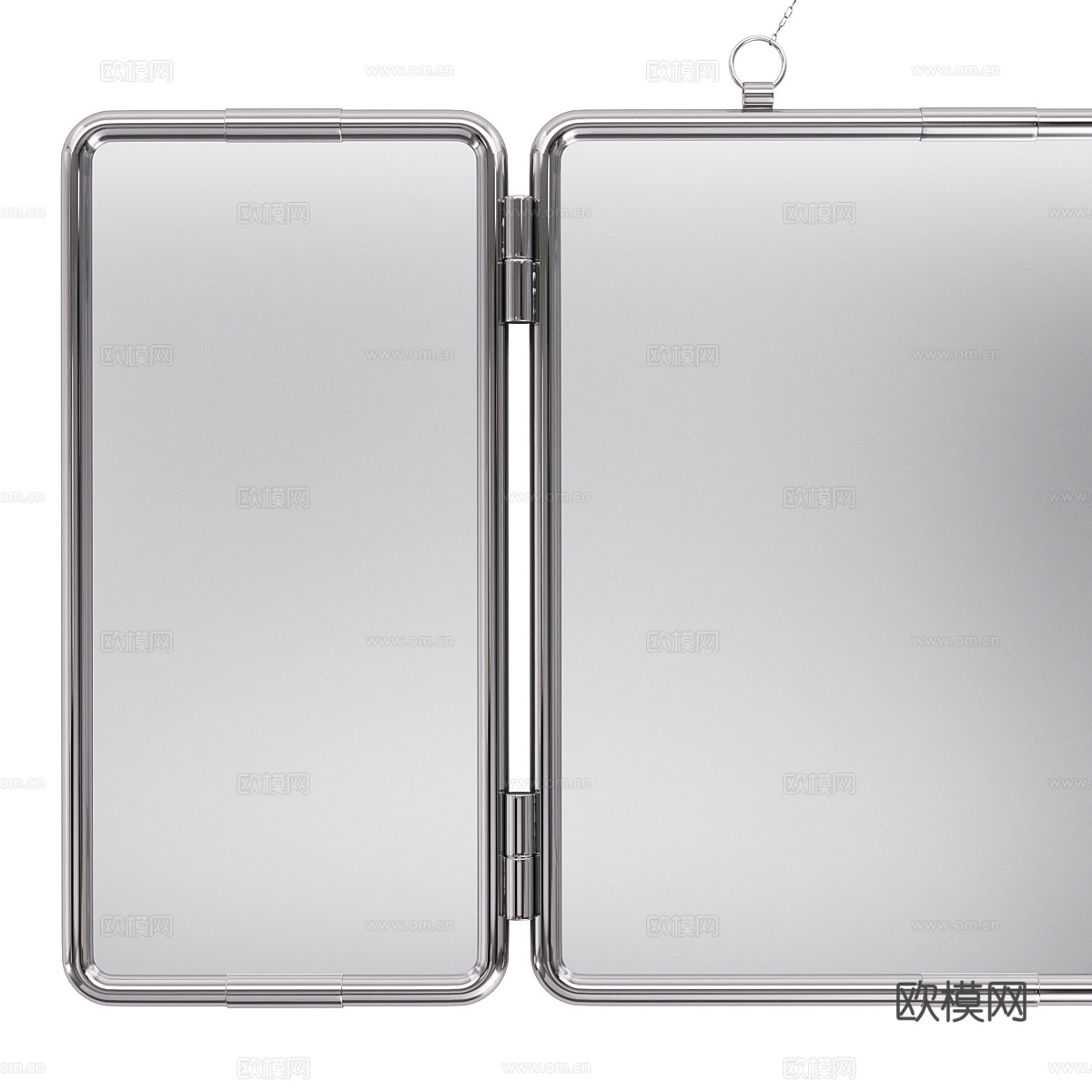现代折叠挂镜3d模型