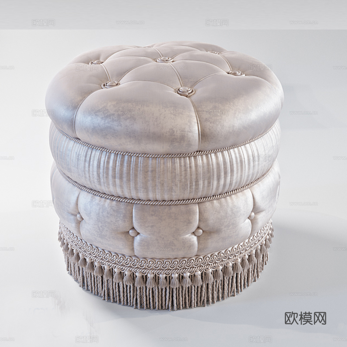 ASNAGHI 坐垫凳 VALERY3d模型