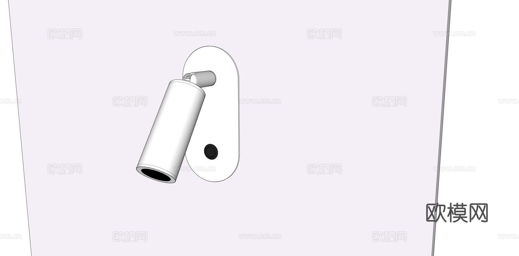 现代简约可调角度带开关壁灯 书房卧室床头阅读灯  壁灯su模型