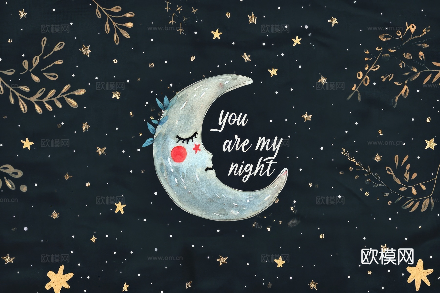 儿童房卡通壁纸壁画