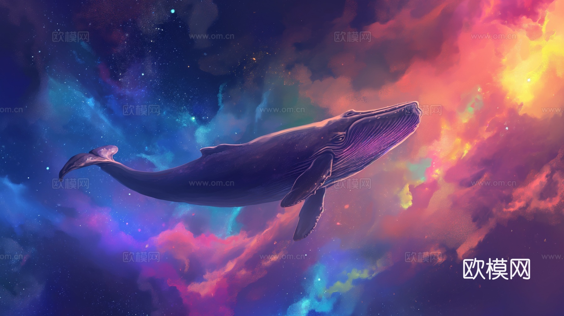 儿童房卡通壁纸壁画