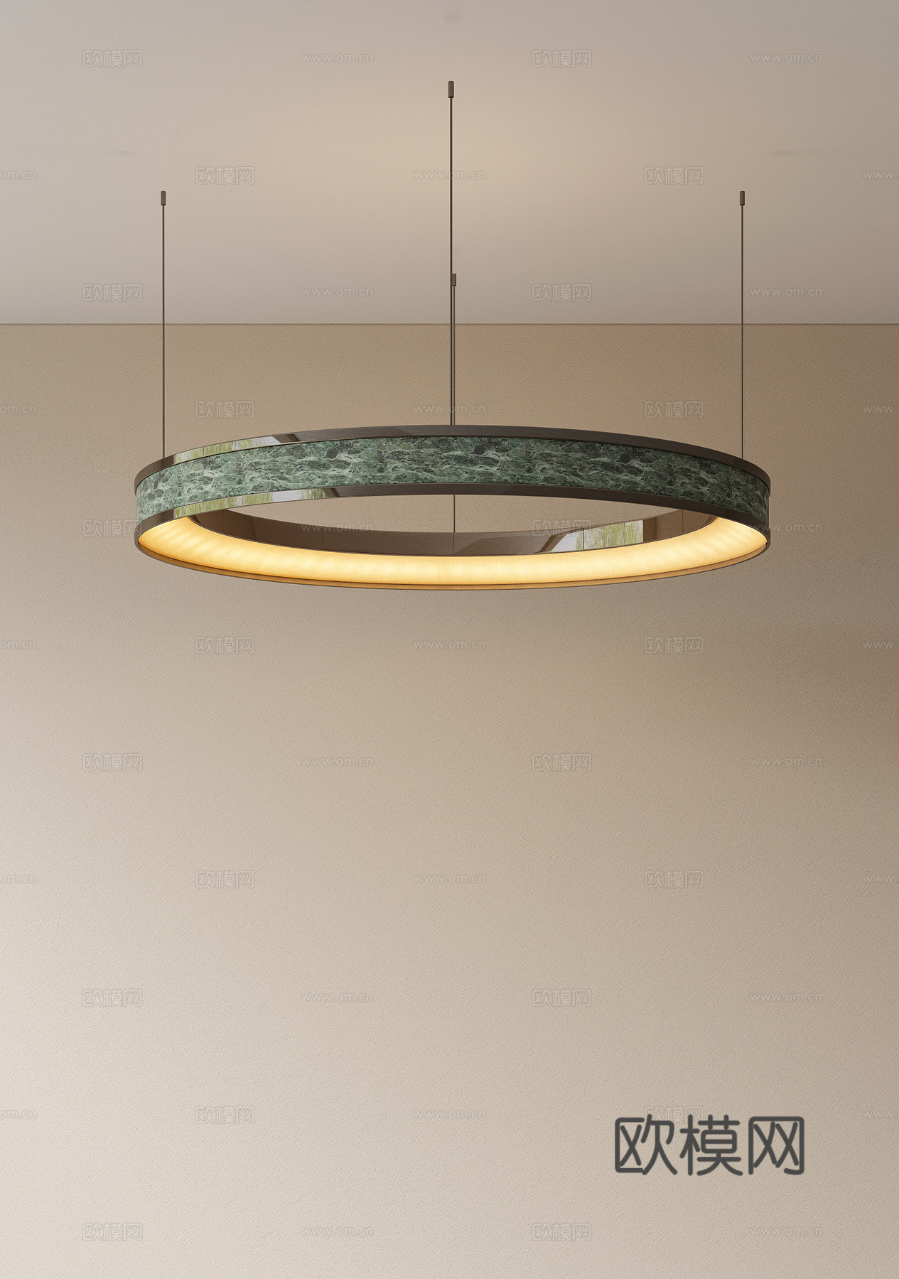 新中式禅意吊灯 金属吊灯 复古吊灯 餐厅吊灯 包间吊灯su模型