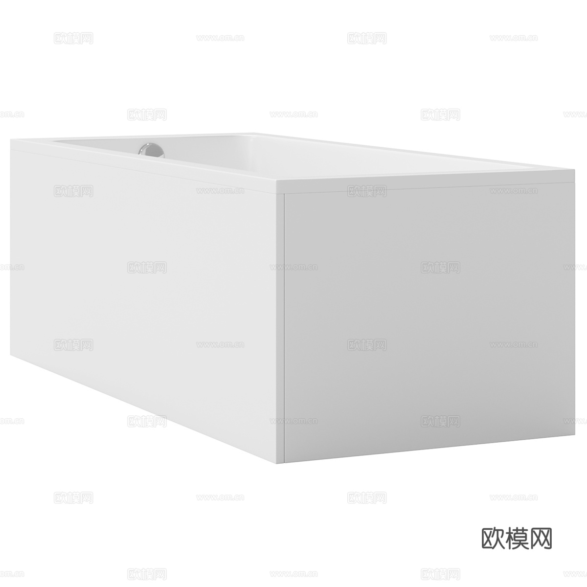 现代陶瓷浴缸3d模型