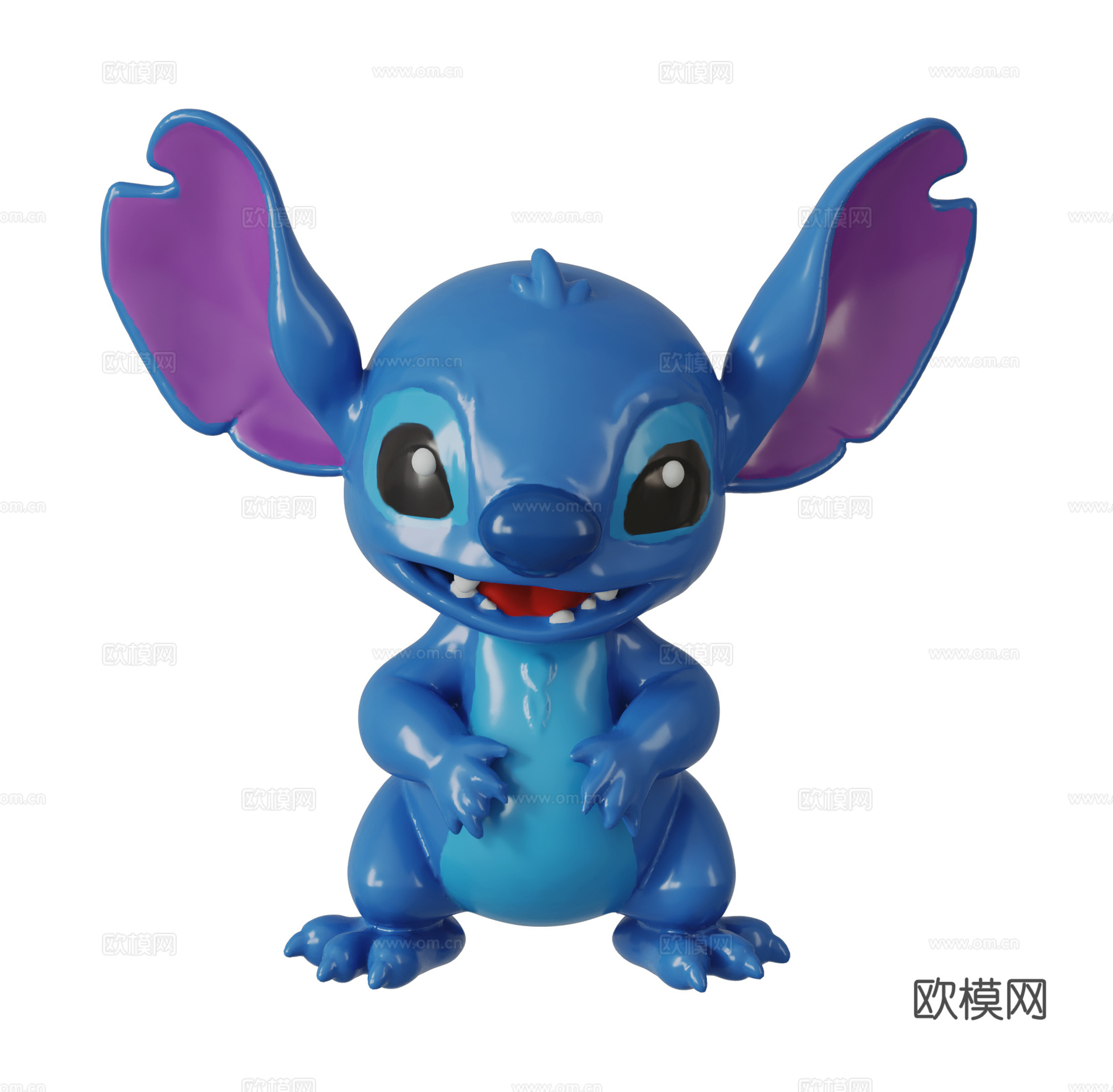 现代史迪仔公仔3d模型