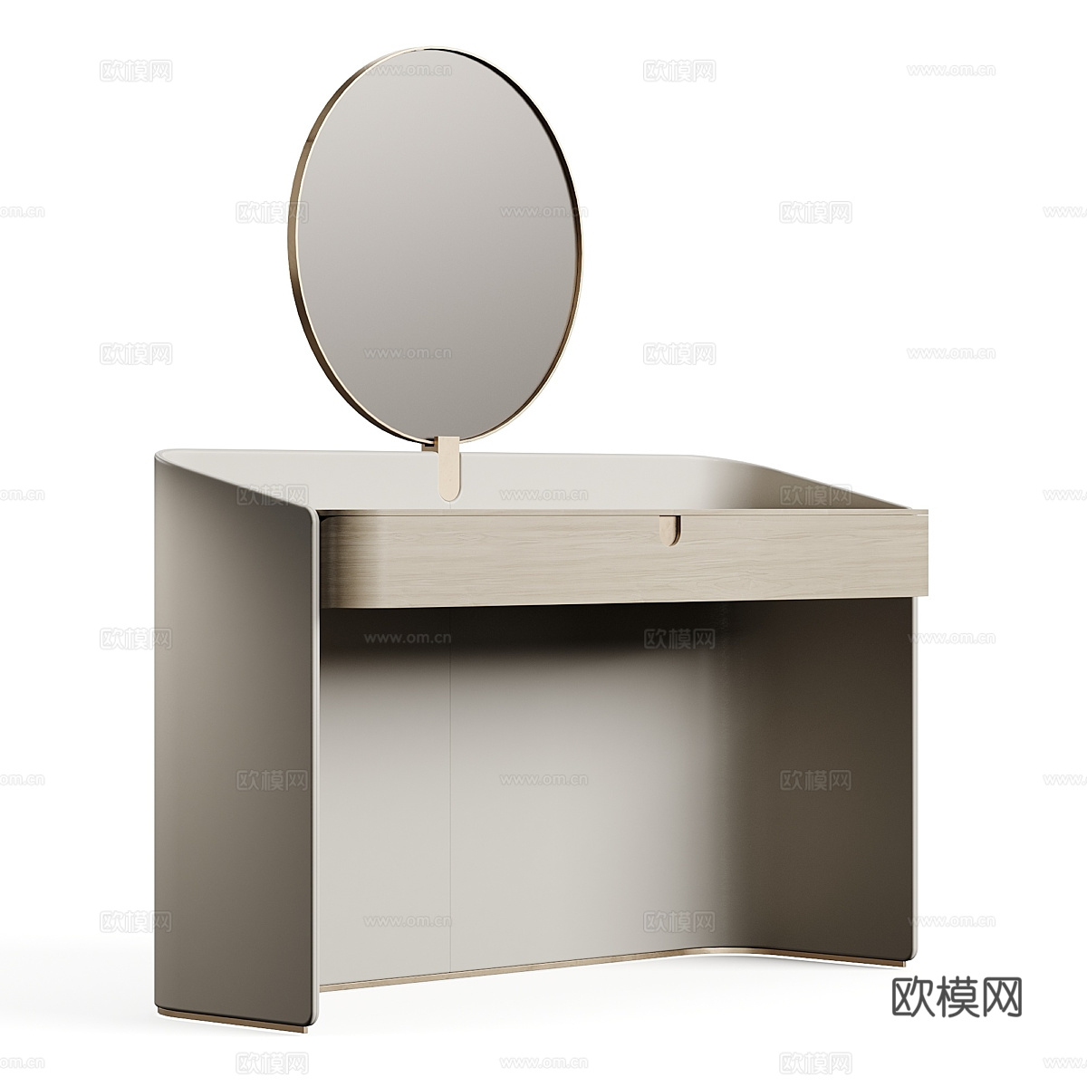 新中式梳妆台3d模型