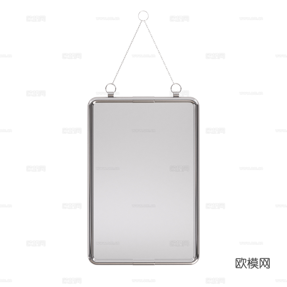 现代折叠挂镜3d模型