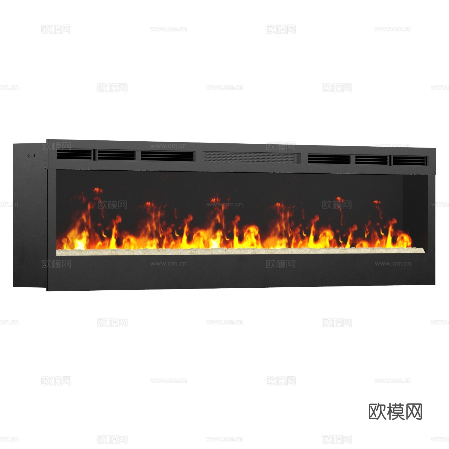 现代壁炉 火炉3d模型