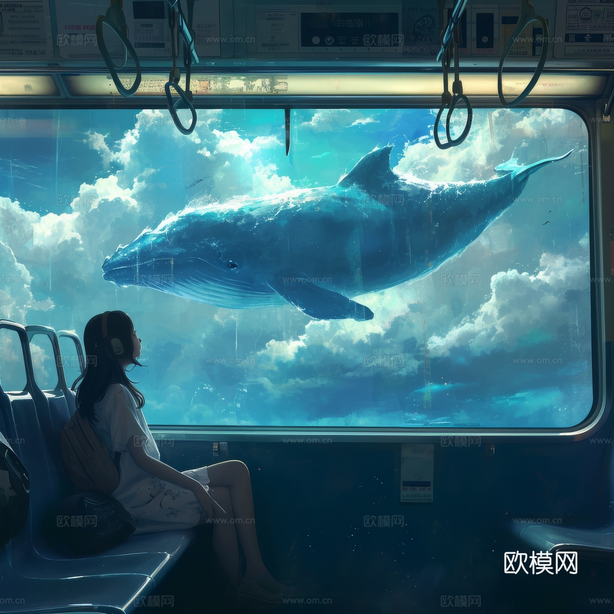 儿童房卡通壁纸壁画