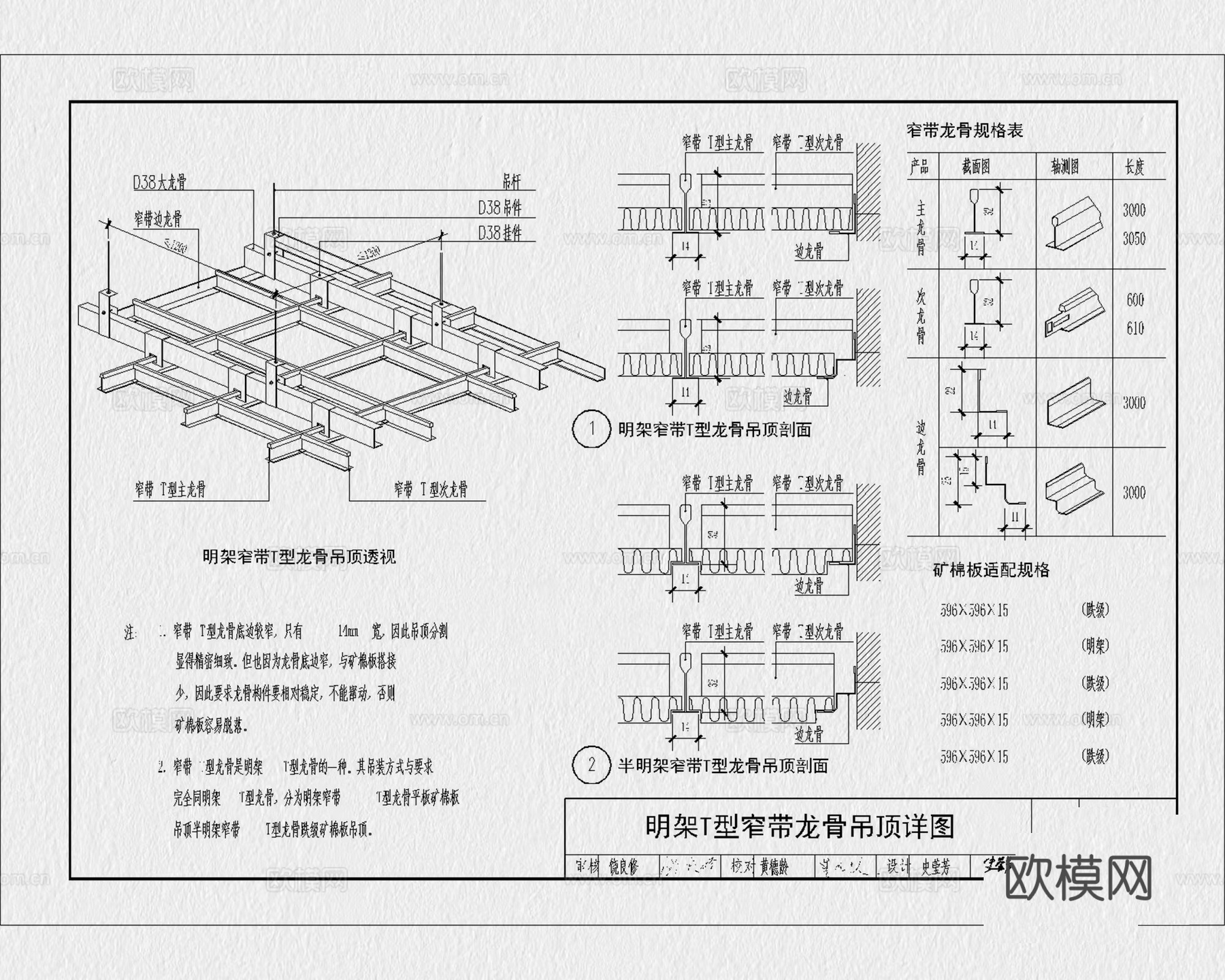 吊顶节点 天花节点 天花吊顶 石膏板吊顶 轻钢龙骨吊顶cad施工图