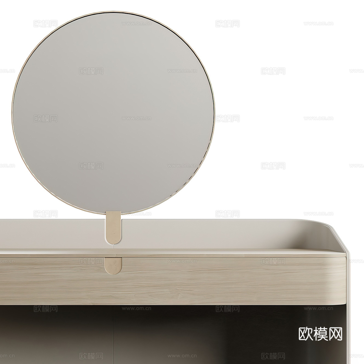 新中式梳妆台3d模型